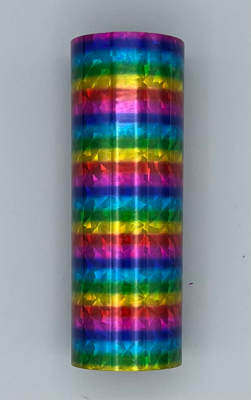 HPS - Rainbow Kaleidoscope Lines Hot Stamp Foil