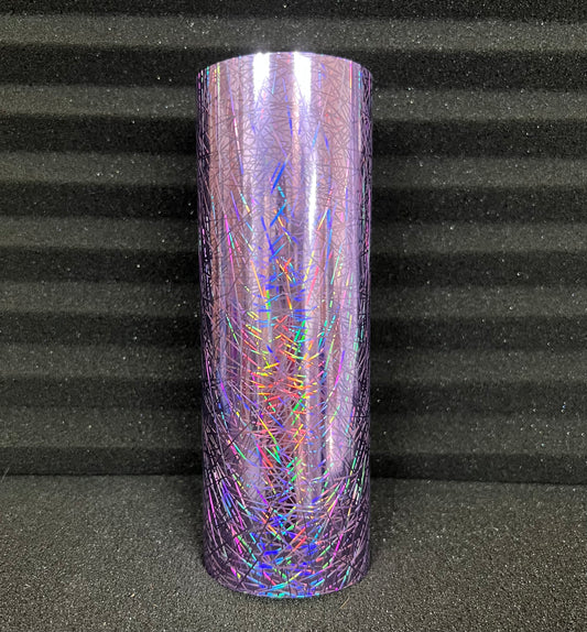 HPS - Purple With Multicolor Lasers Hot Stamp Foil