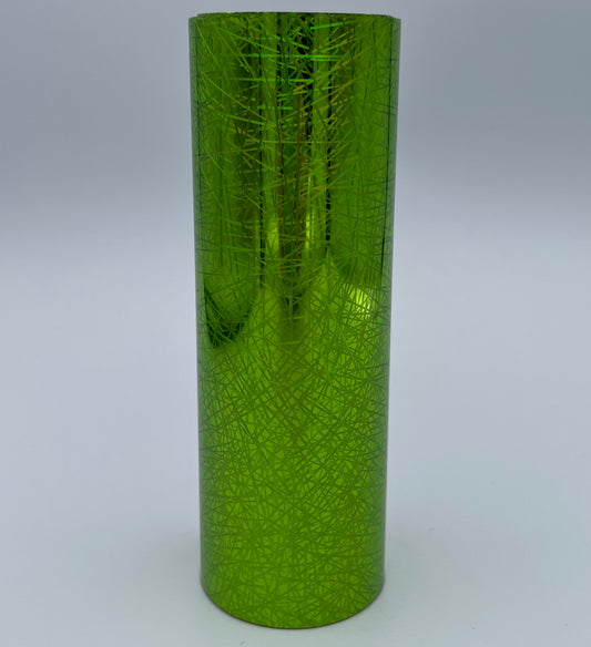 HPS - Green With Multicolor Lasers Hot Stamp Foil