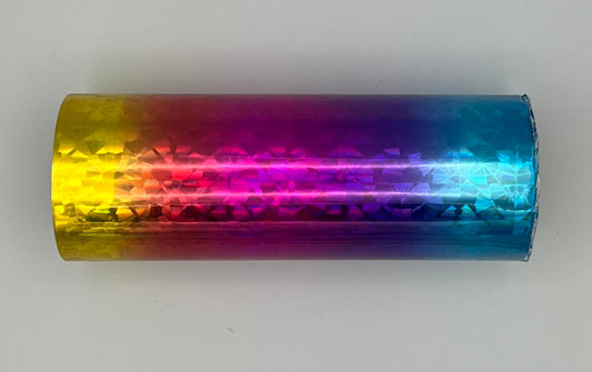 HPS - Slow Transition Rainbow Kaleidoscope Hot Stamp Foil