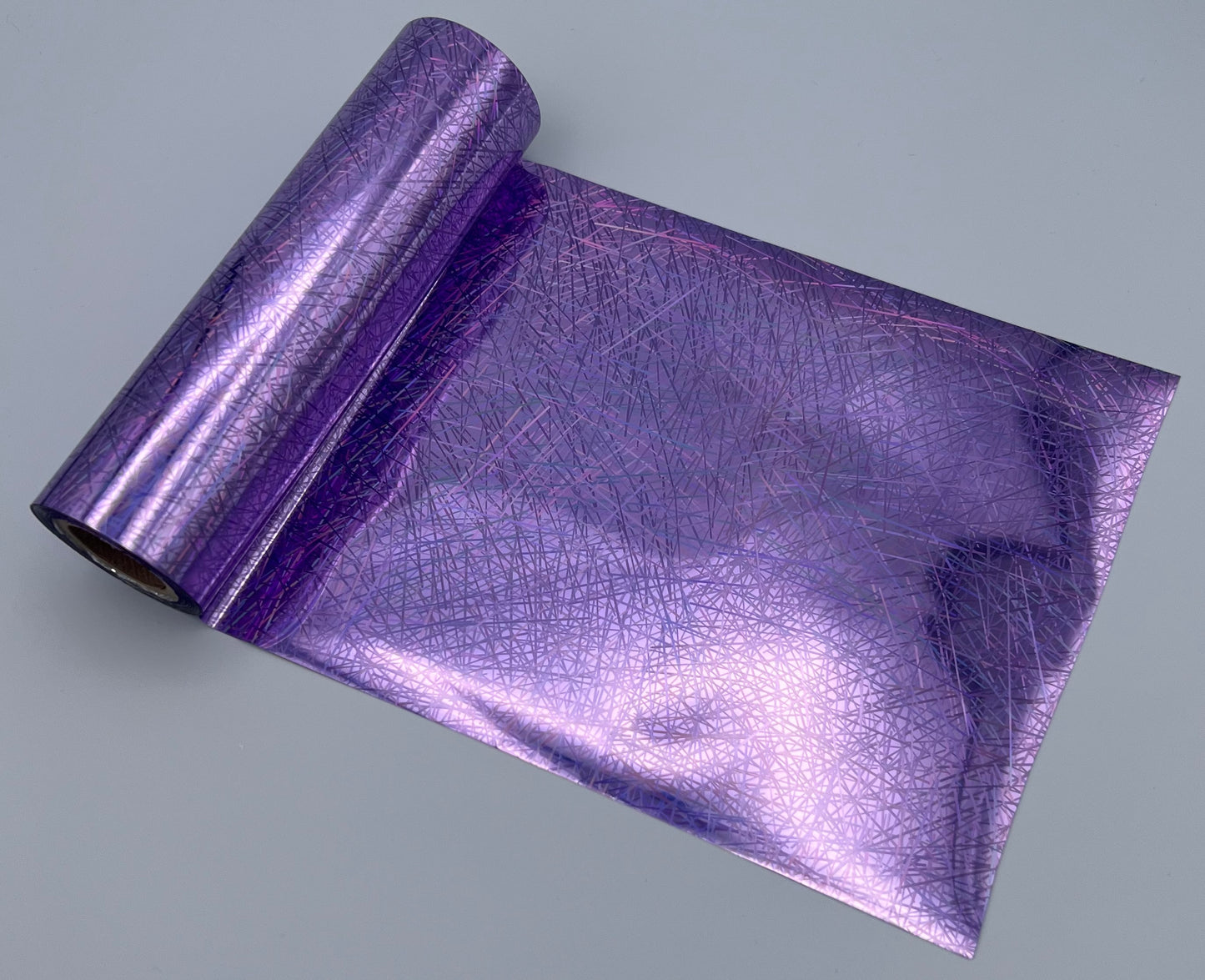 HPS - Purple With Multicolor Lasers Hot Stamp Foil