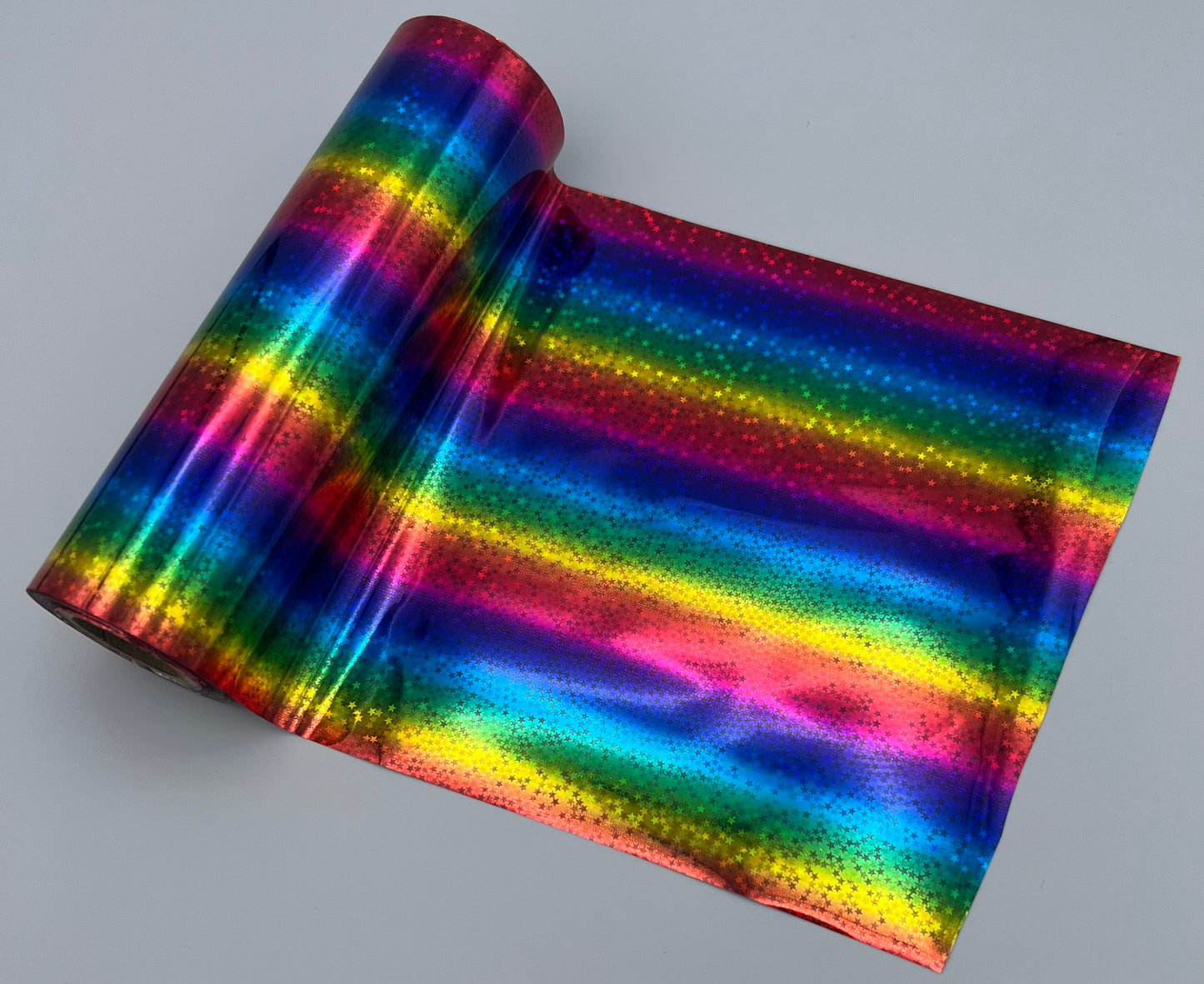 HPS - Rainbow Glitter Stars Hot Stamp Foil