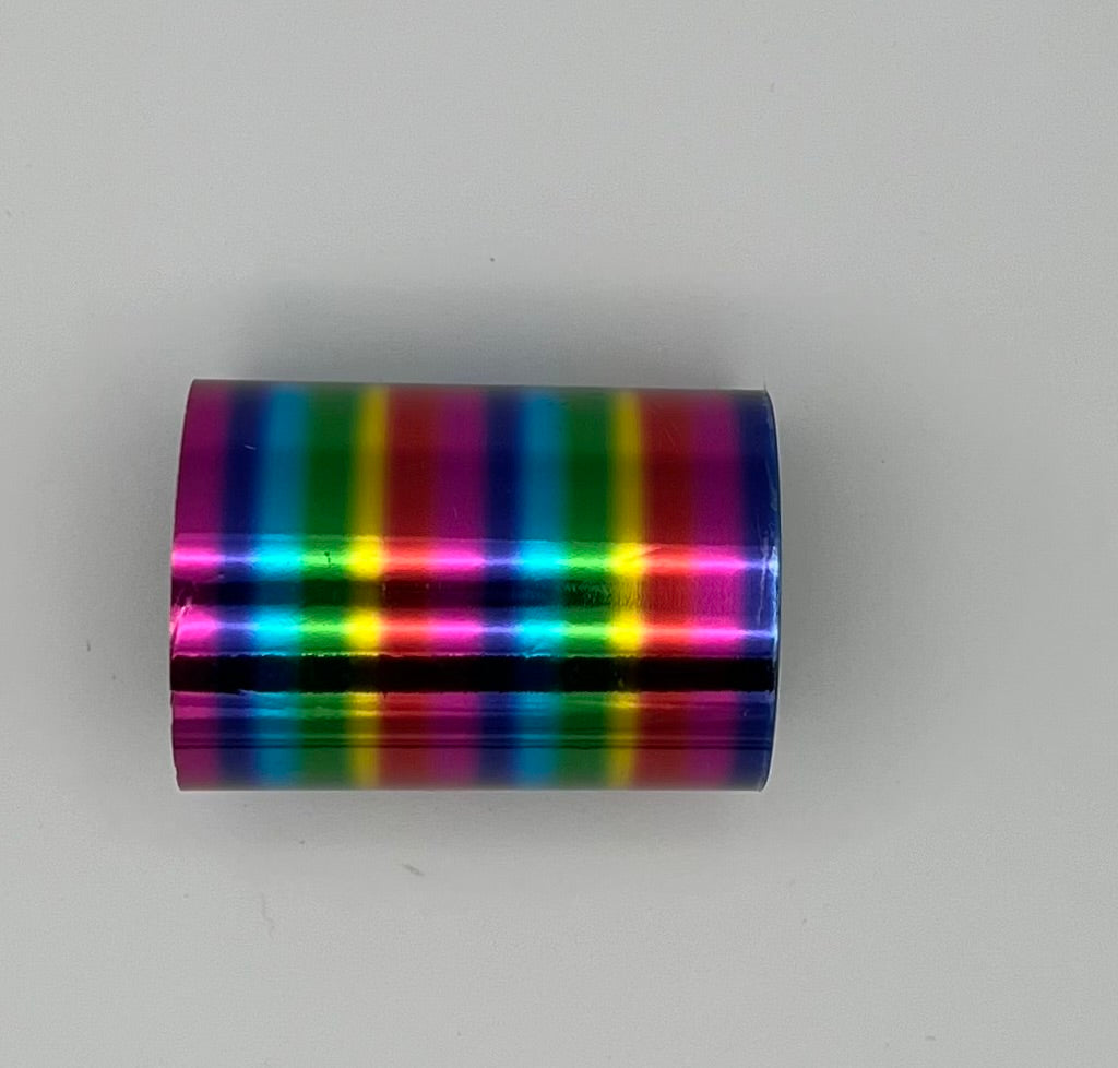 HPS - PRE-CUT Metallic Rainbow Stripes Stamp Foil