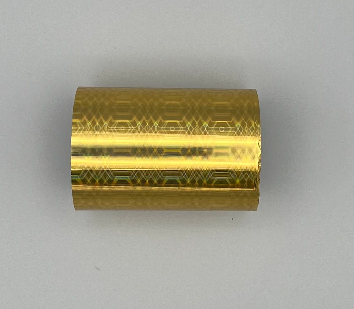 HPS - PRE-CUT Totally Hexagonal Gold Hot Stamp Foil