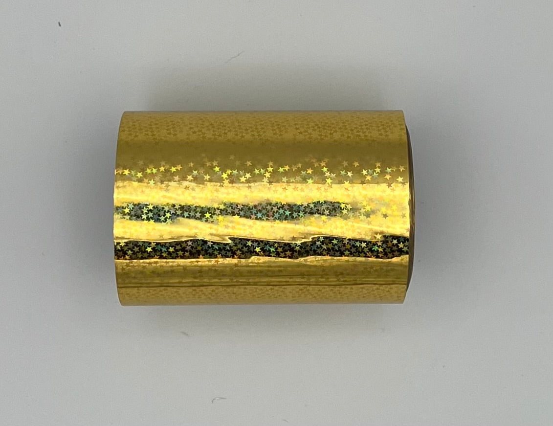 HPS - PRE-CUT Gold Glitter Stars Stamp Foil