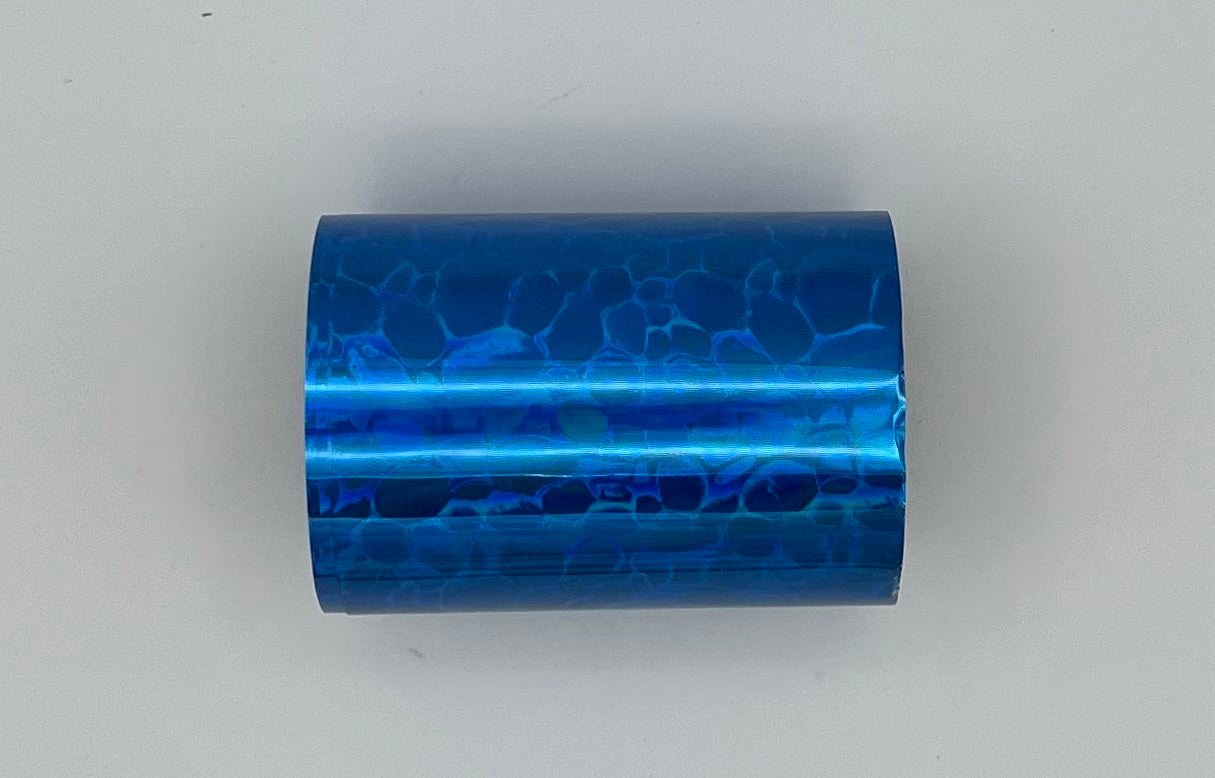 HPS - PRE-CUT Blue Holo Pebbles Hot Stamp Foil