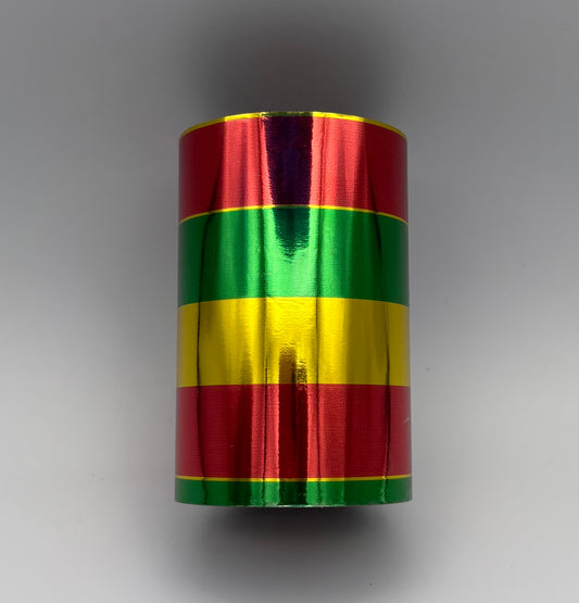 HPS - PRE-CUT Rasta Stripes Stamp Foil