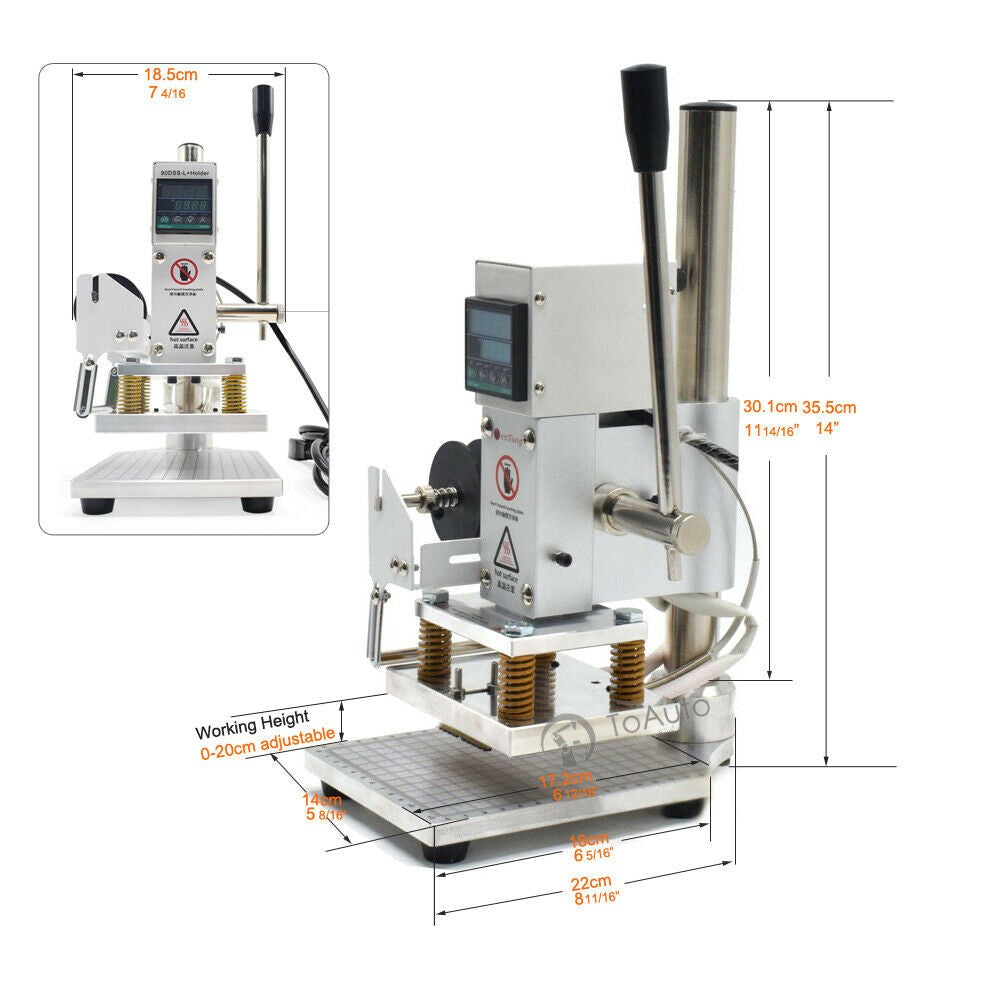 HPS - Tabletop Hot Stamp Machine (2x Sizes)